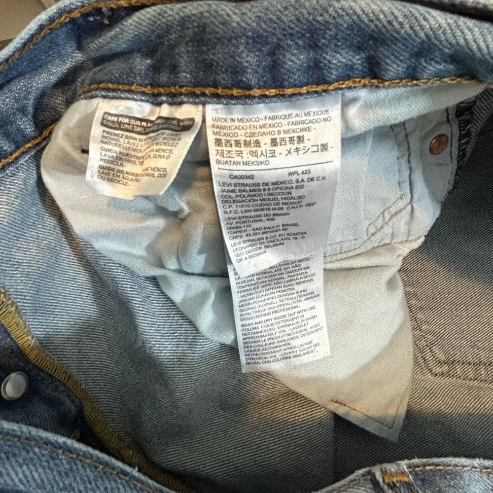 EUC VINTAGE LEVIS XX 501s JEANS SIZE 43x38 STRAIGHT LEG ORIGINALS.VSTITCH - Picture 5 of 17